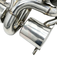 Tubi di Scarico SDO Performance per Lamborghini Revuelto 6.5L V12 2023+ in Acciaio Inox OEM con Valvola e Silenziatore