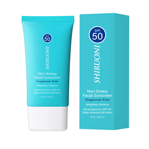 <span class=keywords><strong>Crème</strong></span> <span class=keywords><strong>solaire</strong></span> SPF 50+ sans parfum, imperméable, <span class=keywords><strong>non</strong></span> <span class=keywords><strong>grasse</strong></span>, à large spectre, hydratante et légère, marque privée - Product Image 1