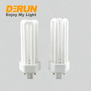 Lámpara CFL con ahorro de energía, trifósforo en polvo, 8000 horas, enchufe de 18W, 22W, 26W, 32W, 42W, 4 pines, GX24q, 3U, PLT, fluorescente, CFL-PL