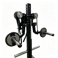 Appareil d'entraînement latéral de type aile pour montage sur rack, accessoire multifonctionnel pour l'entraînement des épaules pour Power Cage