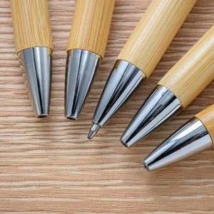 Eco-friendly Bamboo Ballpoint <b>Pen</b> Luxury Rollerball <b>Pen</b> with Customizable logo Gel <b>Pens</b> Suitable for Corporate Culture Promotion - Product Image 4