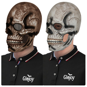 Máscara de Látex de Calavera con Boca Abierta, Máscara de Terror, Cara de Fantasma, Demonio Aterrador, Accesorio de Halloween para Casa Embrujada, <span class=keywords><strong>Escape</strong></span> Room, Personalizable - Product Image 6