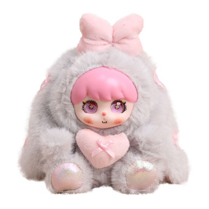 Gantungan Kunci Boneka Kelinci Bentuk Hati Super Lucu dari Source Factory, Terbuat dari 100% Poliester dan Vinyl, untuk Usia 14 Tahun ke Atas - Product Image 5