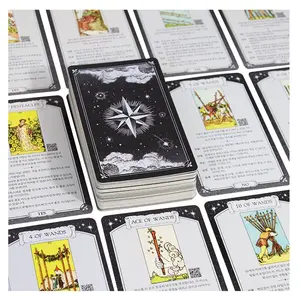 Brand new tarot en espanol oracle cards printing inspire positive affirmation deck tarot card