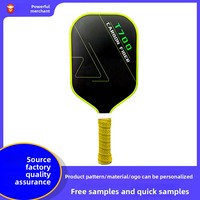 Raquette de pickleball en fibre de carbone ultra-légère personnalisée de haute qualité, raquette de sport d'extérieur pour joueurs