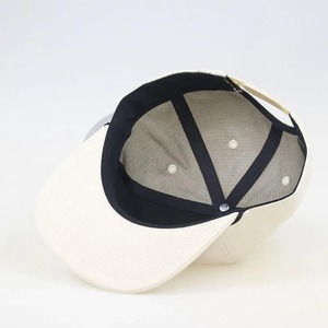 Casquette Snapback personnalisée blanche à 6 panneaux avec logo noir numéro 10 sur le panneau avant, unisexe, décontractée, en toile de coton, réglable - Product Image 4