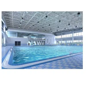 Struttura in acciaio con struttura in acciaio per piscina con tetto in metallo costruzione di piscine