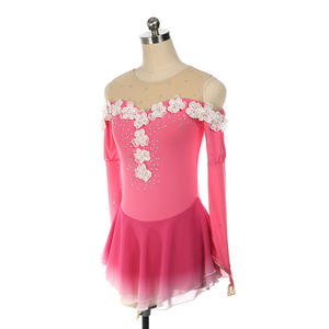 Vestido de patinaje sobre hielo de manga larga para mujer adulta - Product Image 5