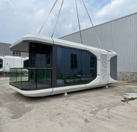 Capsule hôtelière modulaire personnalisable à 2 chambres, maison conteneur avec cuisine et salle de bain, vente en gros directe usine