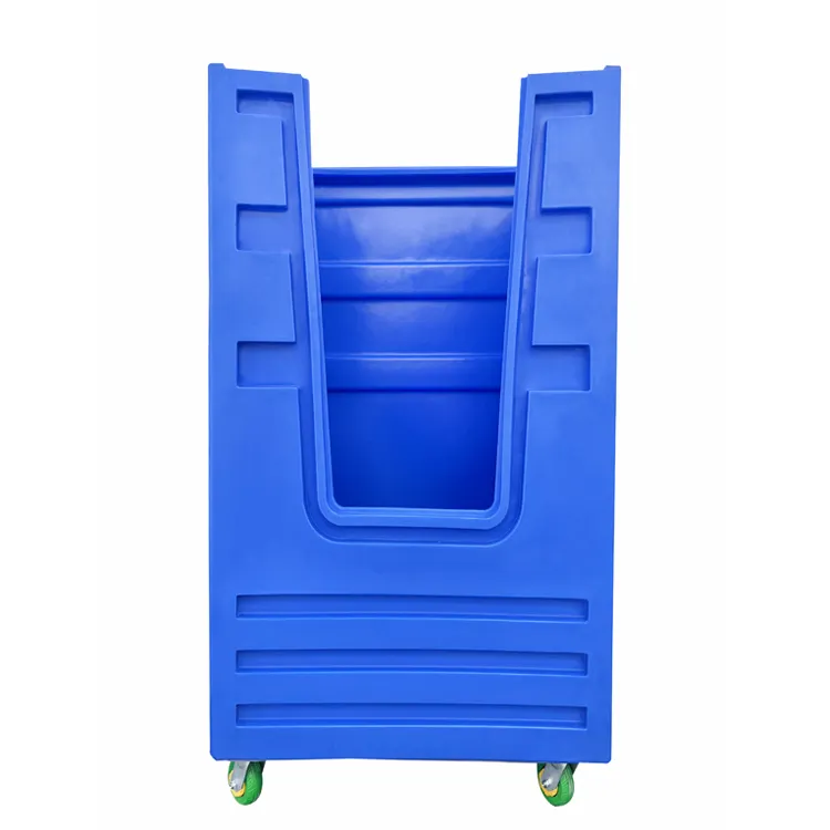 Hot type plastic hotel laundry trolley tall boy trolleys used in hotel/shopmall support OEM
