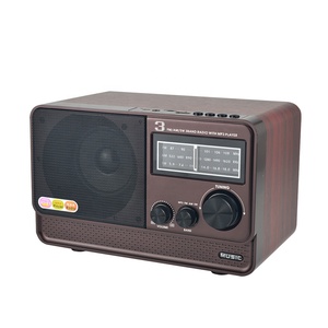 <span class=keywords><strong>Radio</strong></span> Inalámbrica Retro de Madera HS-2894 con Altavoz Integrado, Diseño Vintage, Sintonización AM/FM/SW, Transmisión Inalámbrica - Product Image 3
