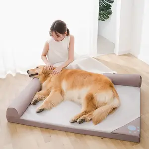 Joyfamily Dropshipping חם גדול כלב מחמד ספה קן שטף עמוד השדרה הגנה על ספת מיטת כלב