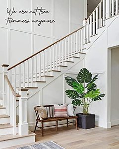 Plantas artificiales de 4 pies de alto para palmera de <span class=keywords><strong>queso</strong></span> suizo, plantas de suelo tropicales de imitación decorativas para interiores para el hogar, la Oficina, la boda y La Navidad - Product Image 5
