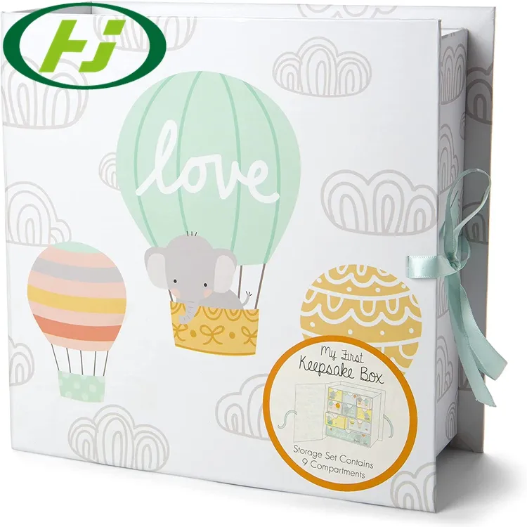 Custom Luxury New Handmade Fancy Decorative keepsake Drop Baby Gift Box Memory Baby Tooth Keepsake Box