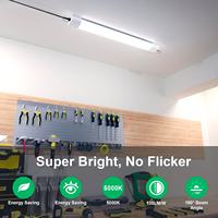 Lumière LED Tri-Proof IP65 Étanche à la Poussière et à la Corrosion, 36W Haute Luminosité 110lm, pour Usage Commercial, Industriel, Entrepôt, Garage