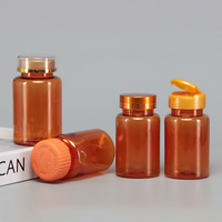 Bouteille de stockage de comprimés de vitamines en plastique personnalisable avec logo, 120 ml, 250 ml, 400 ml, pour l'emballage de médicaments