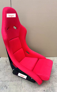 Asiento de Competición RECARO Pole para Coche, Tapizado en Ante Negro y Tela a Cuadros, con Respaldo de Fibra de Carbono de Alto Brillo para <span class=keywords><strong>Opel</strong></span> - Product Image 5