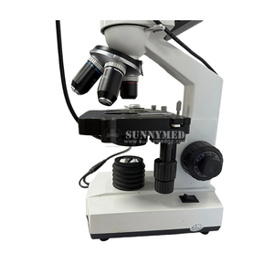 Veteriner biyolojik mikroskop laboratuvar Led ışık elektronik optik biyolojik trinoküler mikroskop - Product Image 4