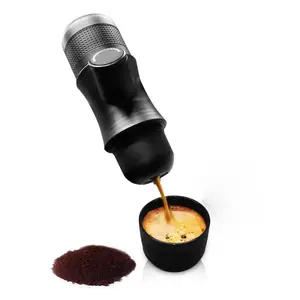 Máy Pha Cà Phê Nhỏ Giọt Chạy Điện Máy Pha Cà Phê Espresso Mini Cầm Tay Cho Xe Hơi Du Lịch