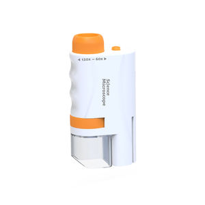 60-120x Microscope optique portable portable jouets expérience de la science biologique jouet d'apprentissage pour les enfants - Product Image 2