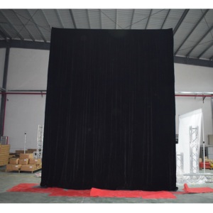 Kit de soporte para telón de fondo de tubos y cortinas de terciopelo para escenarios de eventos de aluminio - Product Image 1