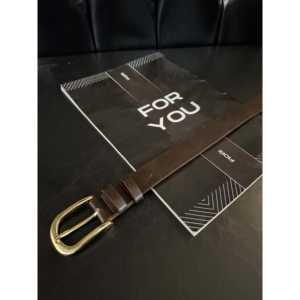 เข็มขัดหนังแท้คุณภาพสูง หนังวัวแท้ หัวเข็มขัดทรงสี่เหลี่ยม ทนทาน เหมาะสำหรับผู้หญิง ใช้ได้กับเสื้อเชิ้ต แจ็คเก็ต กางเกง - Product Image 3