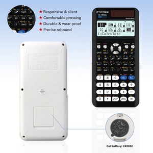 Calculatrice scientifique pour étudiants 991 EX, 552 fonctions, écran LCD 2 lignes, 10+2 chiffres, fonction calendrier, matériau ABS - Product Image 3