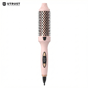 <span class=keywords><strong>Brosse</strong></span> ronde <span class=keywords><strong>chauffante</strong></span> 3 en 1, <span class=keywords><strong>brosse</strong></span> à <span class=keywords><strong>cheveux</strong></span> ionique pour boucler, <span class=keywords><strong>brosse</strong></span> ronde thermique infrarouge pour femmes - Product Image 1
