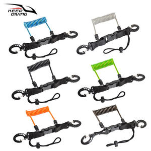 Correa de Seguridad Telescópica para Cámara de Buceo KEEP DIVING RP 027, con Resorte de Acero TPU, Antipérdida, Hebilla de Liberación Rápida en Ambos Extremos, para BCD - Product Image 2