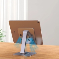Station d'accueil USB-C 6-en-1 IKATAK avec sortie vidéo 4K, support tablette pliable en aluminium, argent, garantie 12 mois, en stock