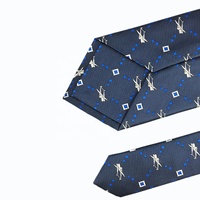 Corbatas de Hombre Vintage con Diseño de Aviones de Combate P-38 de la Segunda Guerra Mundial, Hechas a Mano, Tejidas, Personalizadas, 100% Seda, Corbata Ancha de Piloto Estilo Americano