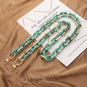 อุปกรณ์เสริมกระเป๋าแบบทำมือสุดอินเทรนด์สายคล้องโซ่หลากสีสไตล์เรียบง่ายรีเฟรชได้ตลอดเวลาสำหรับกระเป๋าถือส่วนใหญ่ที่สร้างสรรค์ - Product Image 5