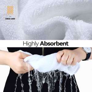 Super Soft Absorbent Woven 100% Cotton Bath <b>Towels</b> 700g Extra <b>Large</b> Quick-Dry Lighter Weight for Hotels & Bathrooms - Product Image 2