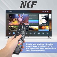 Télécommande de remplacement EC32V2HA EC40V2FA pour télécommande Android TV Caixun et BLAUPUNKT, pour télécommande TV SANSUI