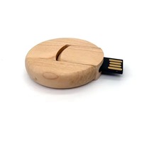 Clé USB 3.0 compacte personnalisée avec logo, en bois rouge, pivotante, haute vitesse, avec cryptage, 32 Go, vente en gros