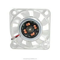 Ventilateur DC transparent haute vitesse 40x40x10mm, ventilateur de refroidissement compact pour équipements électroniques PCB, routeurs, appareils réseau, service OEM