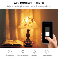 Bingoelec Interrupteur Tactile Rotatif Électrique Mural 1000W ZigBee avec Capteur Cinétique en Verre Sans Fil pour Maison Intelligente