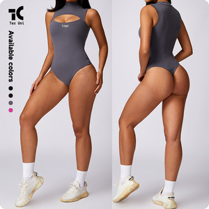 Combinaison <span class=keywords><strong>de</strong></span> yoga sculptante pour <span class=keywords><strong>femme</strong></span> avec découpe sur la poitrine, séchage rapide, évacuation <span class=keywords><strong>de</strong></span> l'humidité, <span class=keywords><strong>soutien</strong></span>-<span class=keywords><strong>gorge</strong></span> push-up intégré, <span class=keywords><strong>maillot</strong></span> <span class=keywords><strong>de</strong></span> <span class=keywords><strong>bain</strong></span> une pièce sculptant - Product Image 3