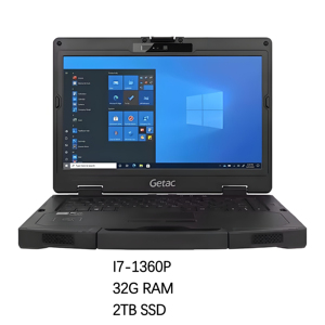 แล็ปท็อป Getac S410 รุ่นใหม่ ทนทานระดับ IP53 ป้องกันน้ำ ฝุ่น และกระแทก หน้าจอ 14 นิ้ว ใช้ CPU I7-1360P แรม 32GB  SSD 2TB  พอร์ตเชื่อมต่อเครือข่ายคู่  Etac Jukirin S410G5 - Product Image 1
