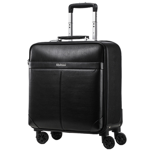 18-inch Business Pu Travel Luggage Strong Durable Aluminum Abs Wheel Trolley Cabin Bag <b>Roller</b> Bag Spinner <b>Suitcase</b> Luggage - Product Image 6