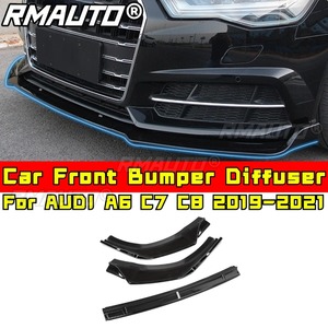 ลิ้นกันชนหน้า สปลิตเตอร์กันชนหน้า ชุดแต่งดิฟฟิวเซอร์ สำหรับ AUDI A6 C7 C8 2019-2021 อุปกรณ์ตกแต่งรถยนต์ - Product Image 2