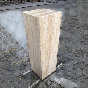 Colonna Decorativa Personalizzabile di Alta Gamma per Hotel e Ville, <span class=keywords><strong>Base</strong></span> in Marmo Naturale Opaco, Grande Lastra Lucidata, Decorazione Artigianale - Product Image 4