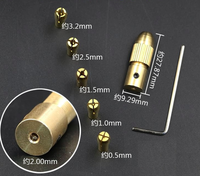 1/2/2. 17/4/5mm arbre de moteur électrique Mini pince de fixation de mandrin 35/3mm-0.5mm petit à percer dispositif de fixation de Micro mandrin