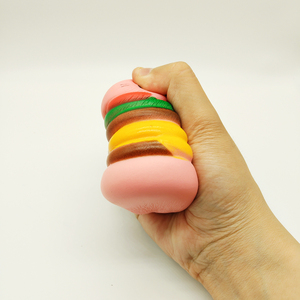 Juguetes Antiestrés de PU con Forma de Gato Hamburguesa Kawaii, de Rebote Lento, para Niños de 5 a 13 Años, Venta al Por Mayor de Fábrica - Product Image 5