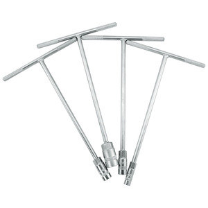 <span class=keywords><strong>Clé</strong></span> <span class=keywords><strong>Allen</strong></span> Torx à Long bras, finition mate Crv, Type T, haute qualité, douille hexagonale, pour outils de réparation automobile, 1 pièce - Product Image 1