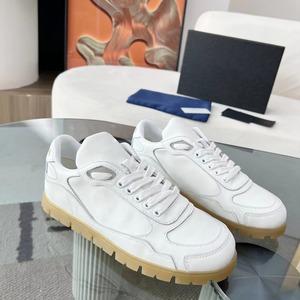 Drioshipping 2024 sang trọng thiết kế chính hãng da cừu da Sneakers cho nam giới phụ nữ thấp hàng đầu Giày thể thao bọt trên lưới lót - Product Image 4