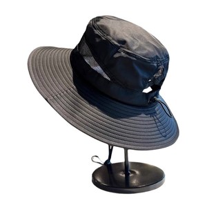 Wide Brim Sun Protection Fisherman Hat Breathable Quick Dry <b>Waterproof</b> With Ponytail Opening For Outdoor Activities - Product Image 5