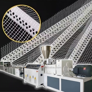 Manik-manik sudut pvc jala sudut pvc manik-manik sudut pvc dengan mesin jaring ekstruder plastik garis produksi - Product Image 1