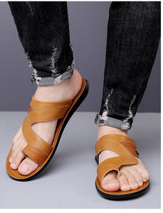 Tongs pour hommes, chaussures de plage d'extérieur, <span class=keywords><strong>sandales</strong></span> de sport antidérapantes, pantoufles d'été pour hommes - Product Image 4