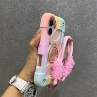 Étui robuste avec anneau de support et cordon pour iPhone 17 Pro Max, coque de protection en PC et TPU pour iPhone 11, 12, 13, 14, 15, 16 Pro Max